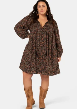 Lose Myself Mini Smock Dress
