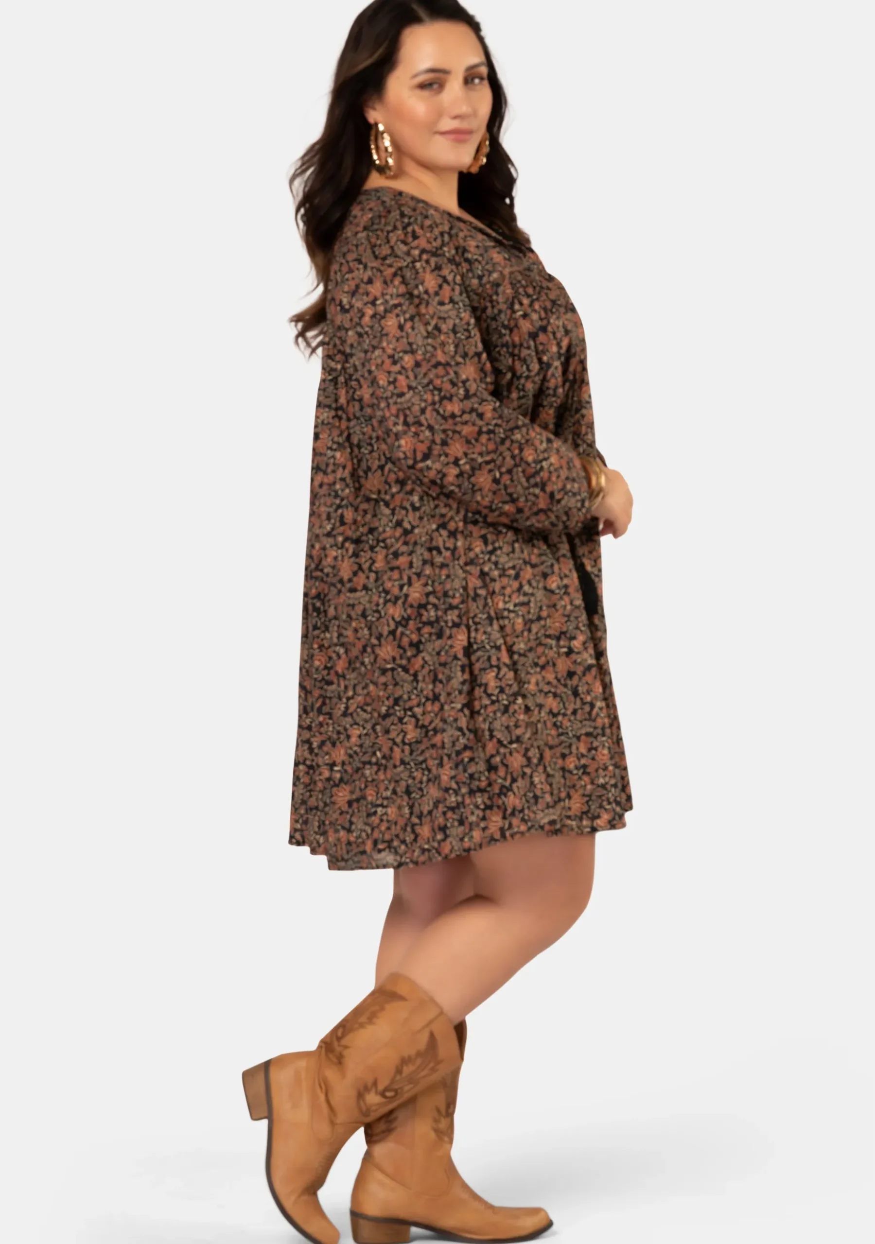 Lose Myself Mini Smock Dress