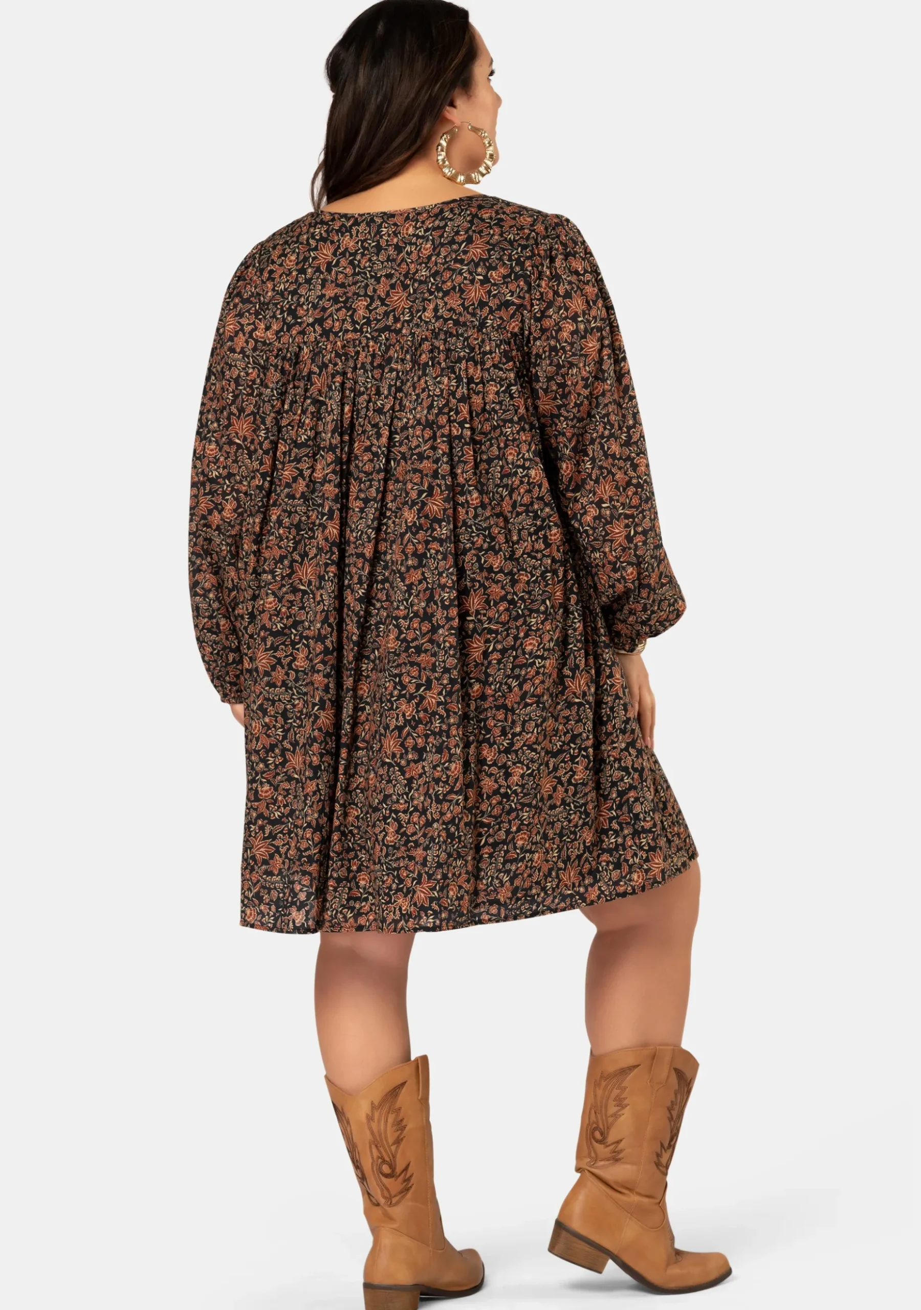 Lose Myself Mini Smock Dress