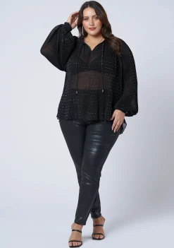 Luscious Pleated Blouse