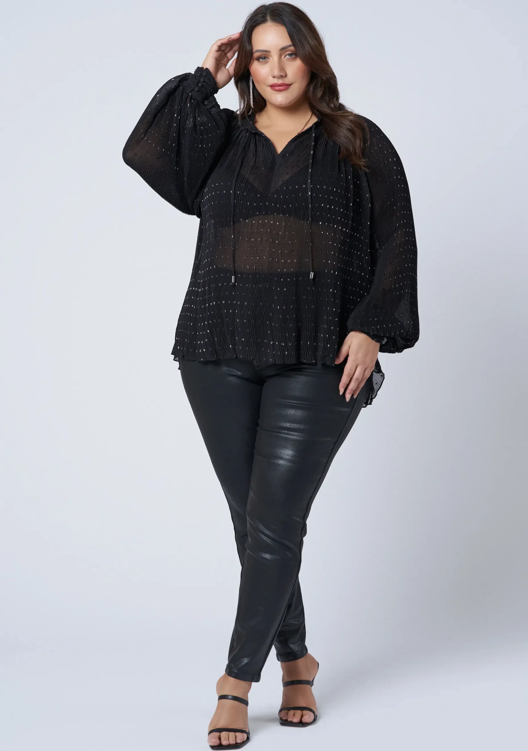 Luscious Pleated Blouse