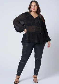 Luscious Pleated Blouse