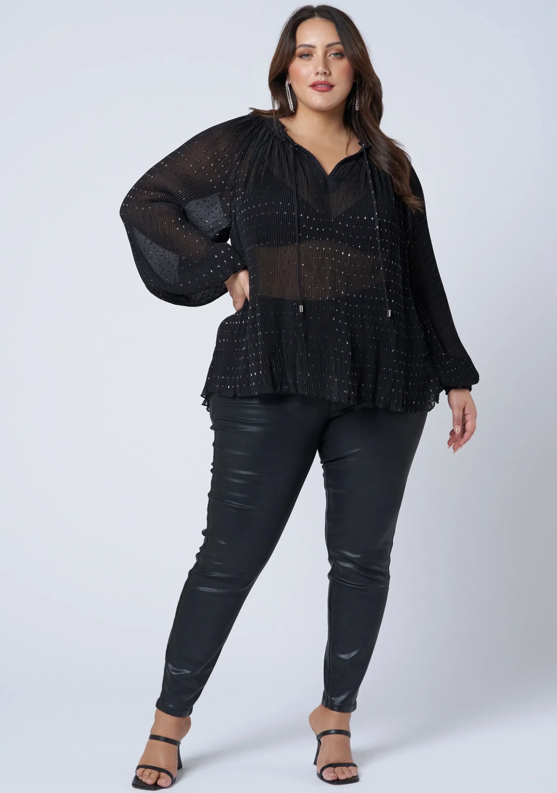 Luscious Pleated Blouse