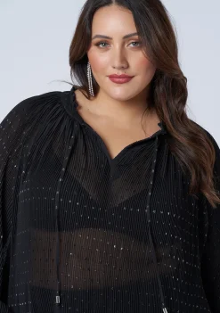 Luscious Pleated Blouse