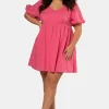 Madi Puff Sleeve Mini Dress
