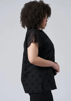 Madison Broderie Blouse