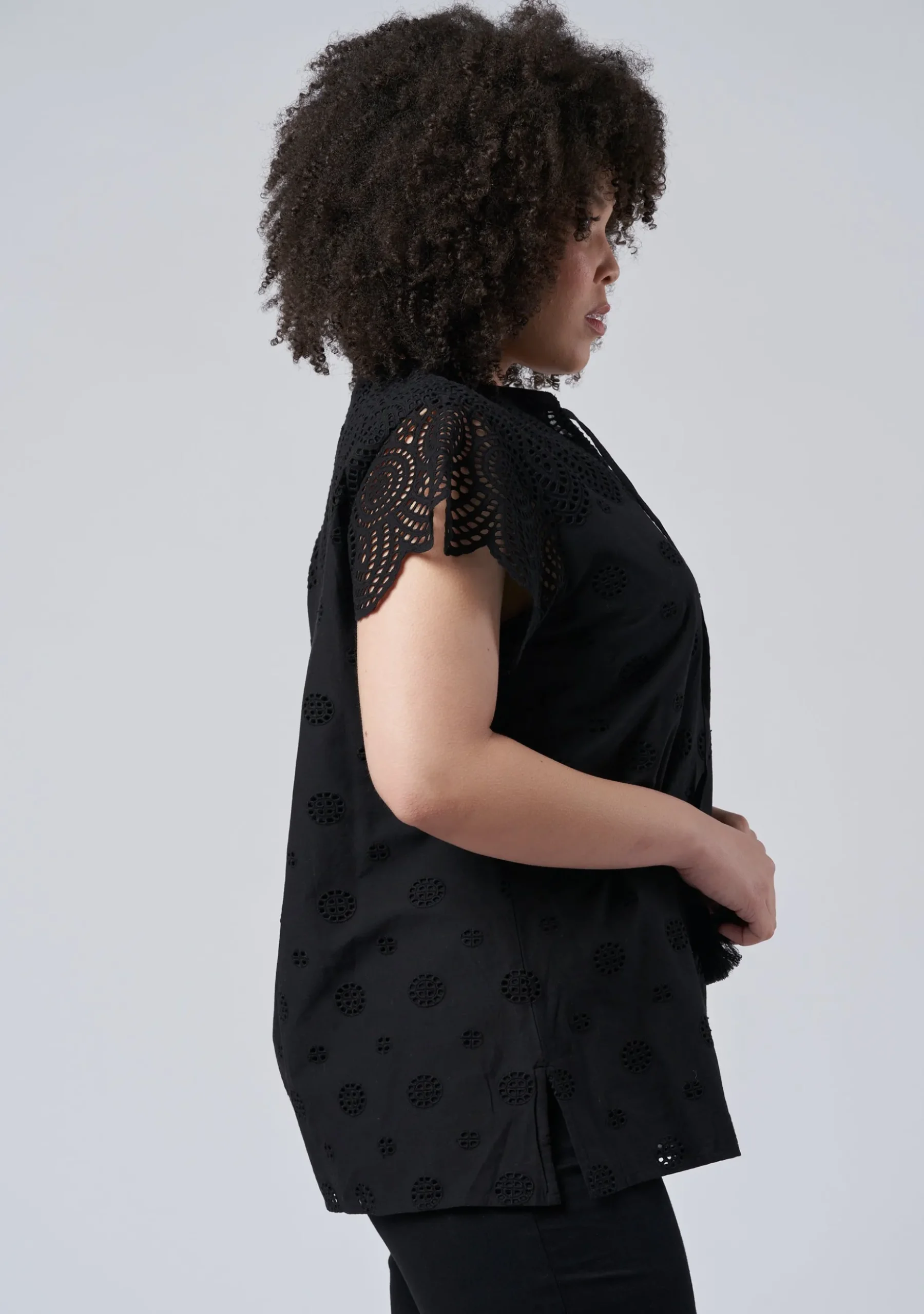 Madison Broderie Blouse
