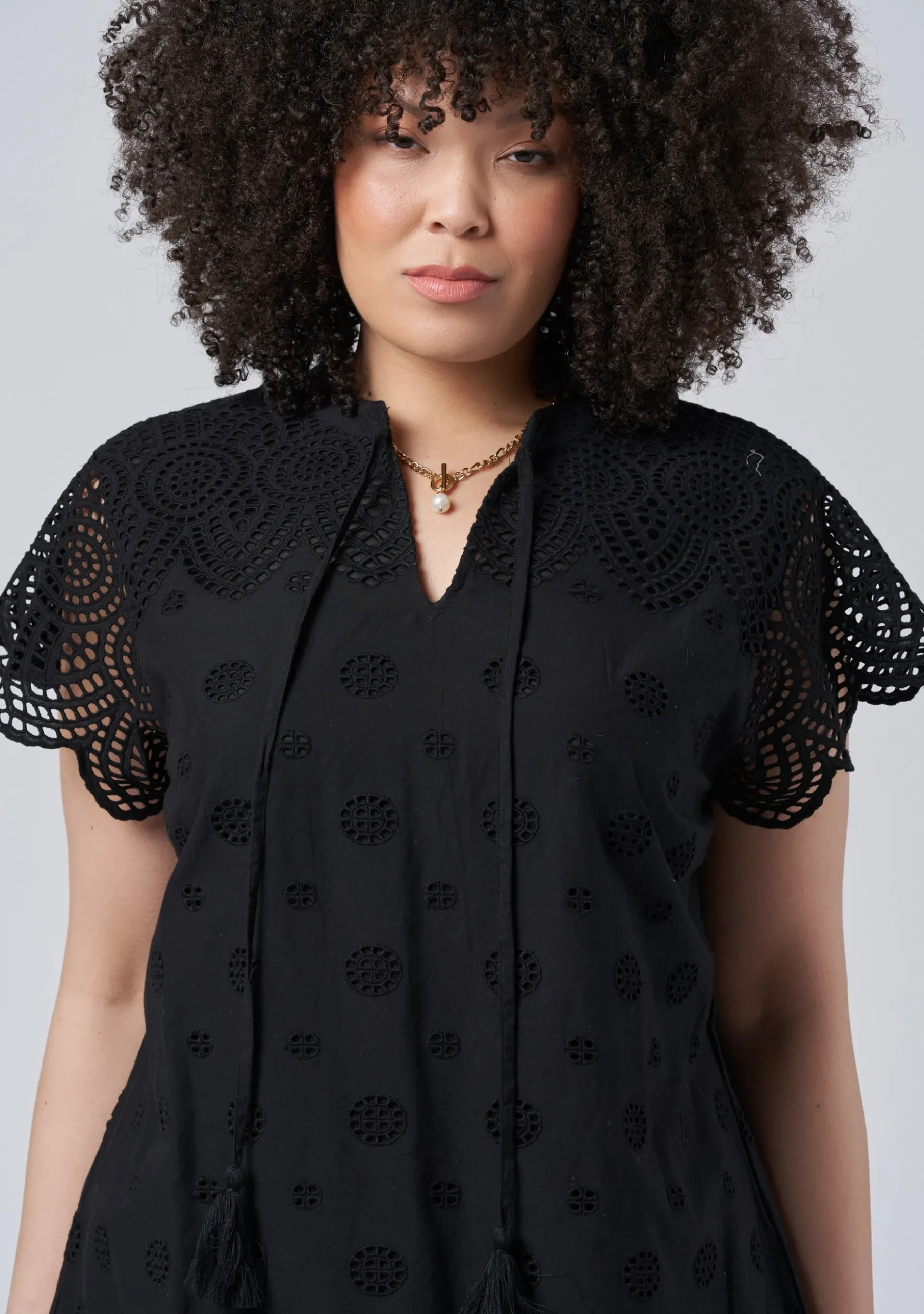 Madison Broderie Blouse