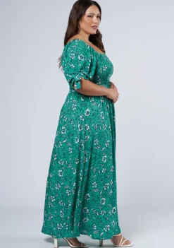 Maeve Ruffle Maxi Dress