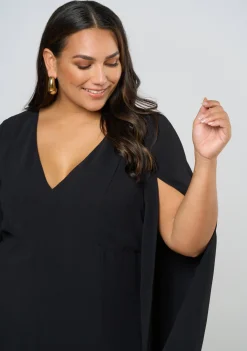 Main Character Maxi Cape Dress