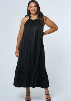 Midnight Meltdown Midi Dress