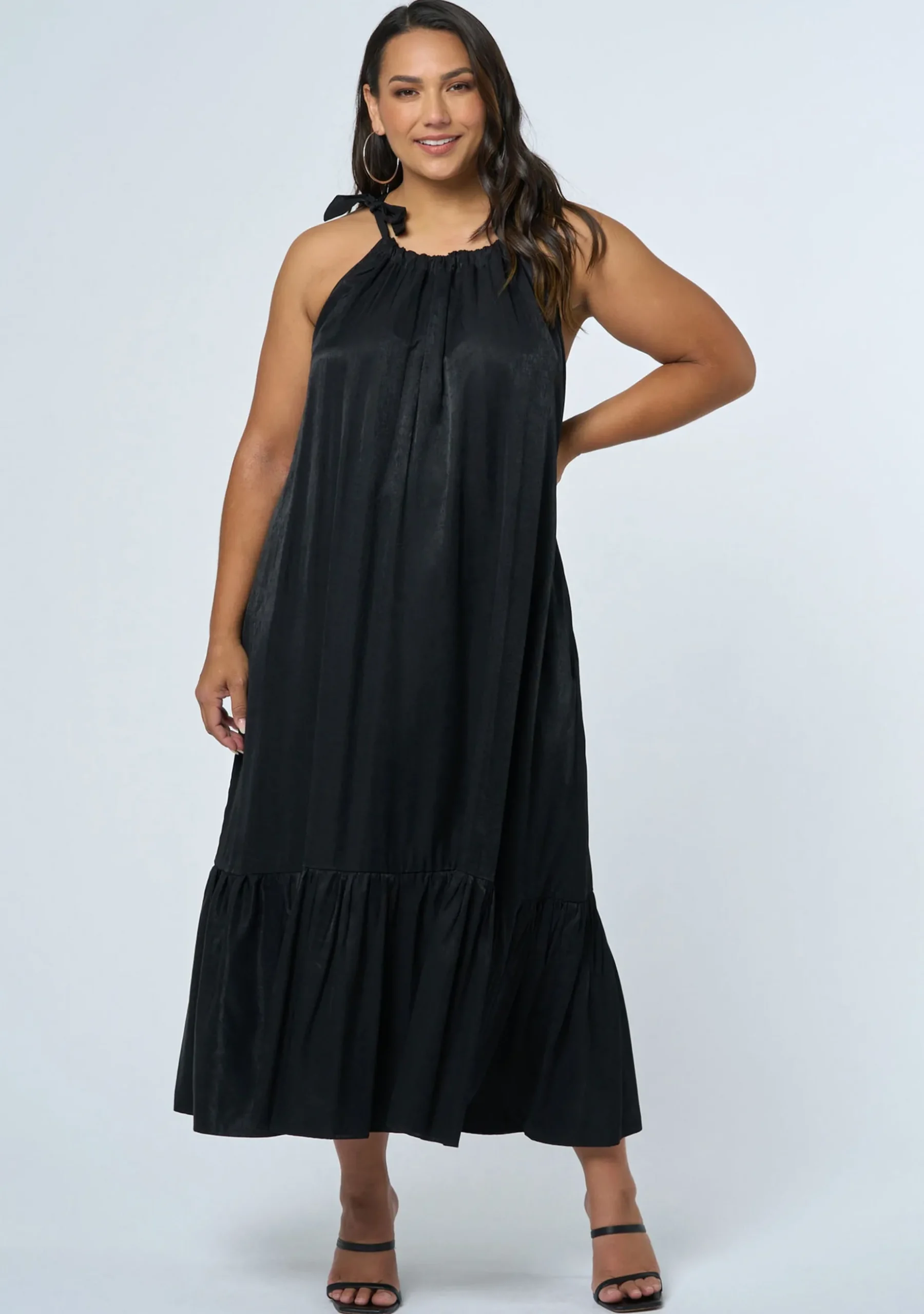 Midnight Meltdown Midi Dress