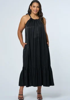 Midnight Meltdown Midi Dress