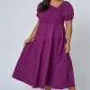 Miley Asymmetric Midi Dress