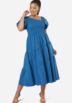Miley Asymmetric Midi Dress