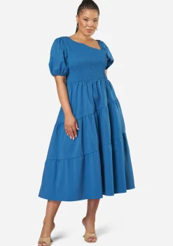 Miley Asymmetric Midi Dress