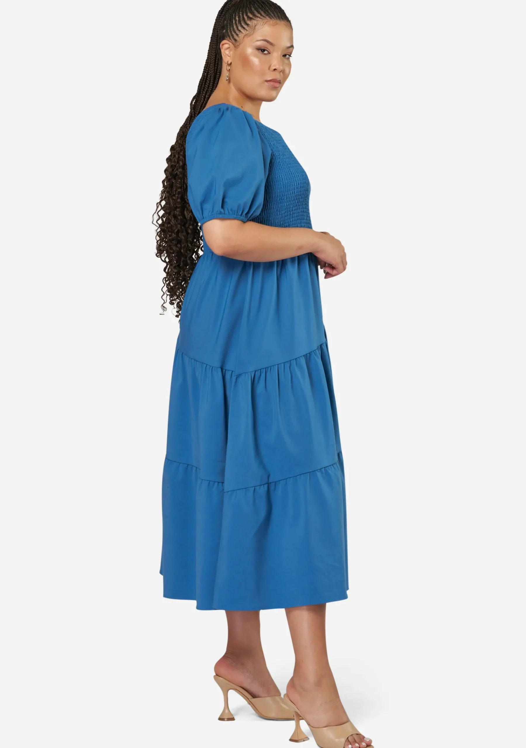 Miley Asymmetric Midi Dress