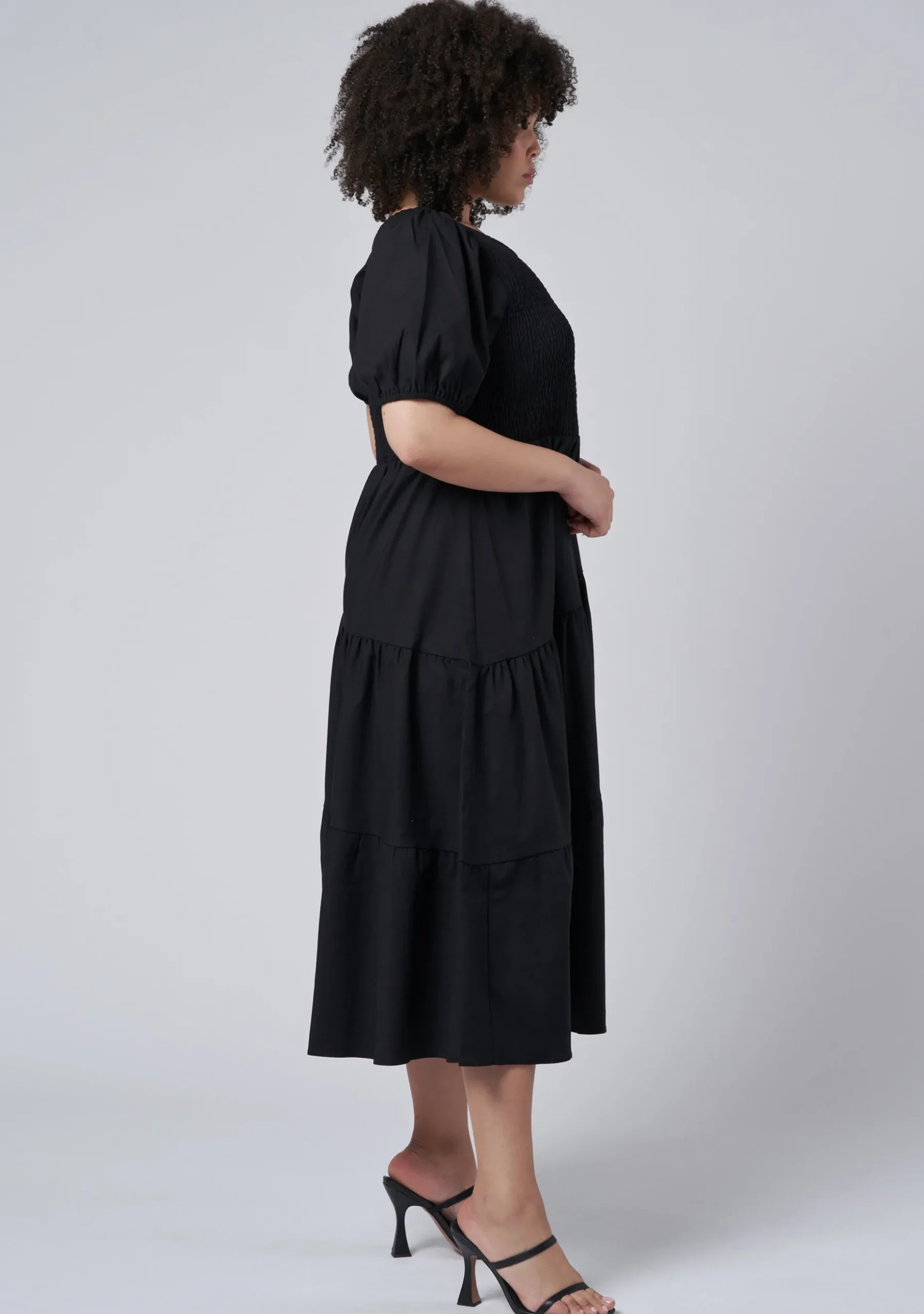 Miley Asymmetric Midi Dress