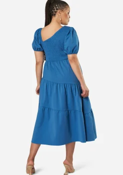 Miley Asymmetric Midi Dress