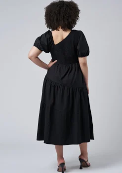 Miley Asymmetric Midi Dress