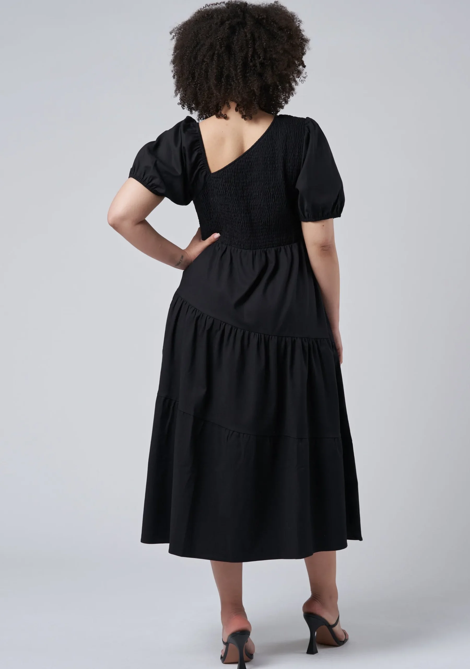 Miley Asymmetric Midi Dress
