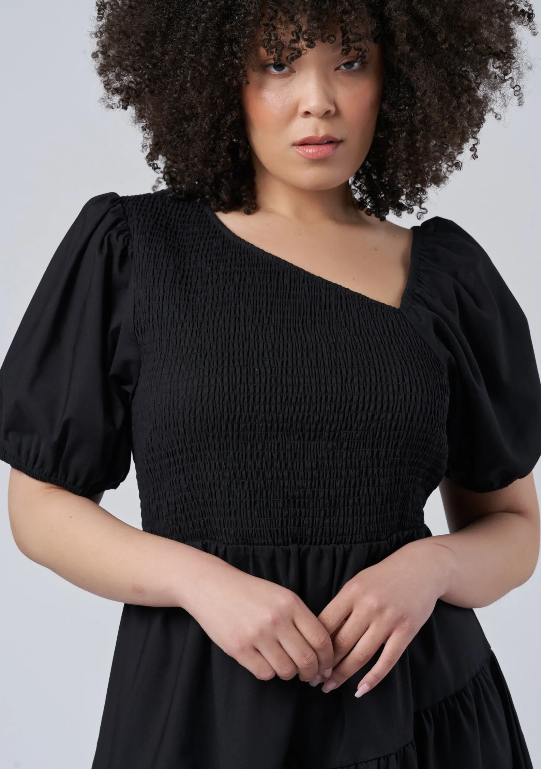 Miley Asymmetric Midi Dress