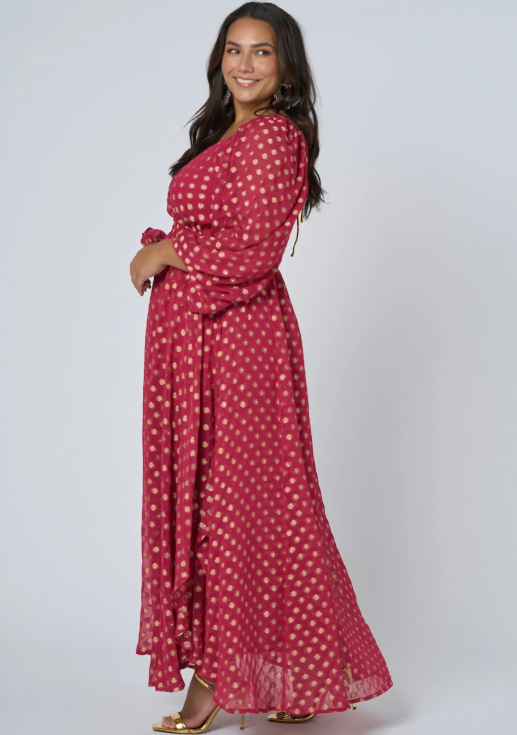 Mystic Moonlight Maxi Dress