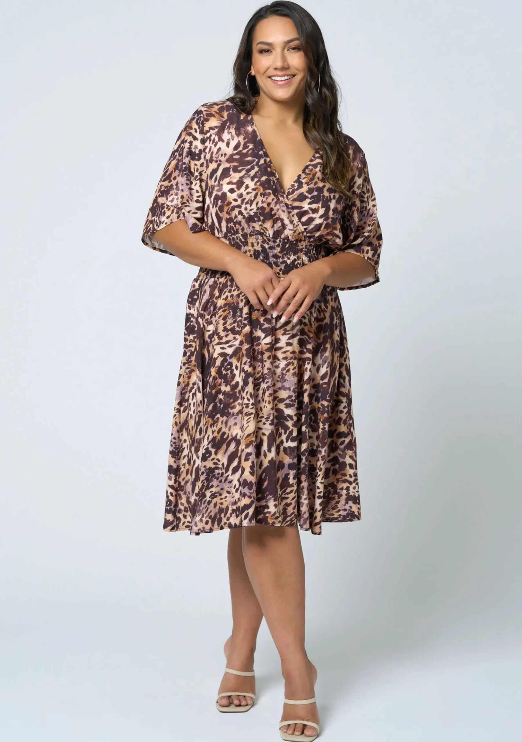 Nelly Flutter Sleeve Dress
