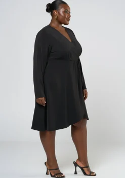 Olea Drape Mini Dress
