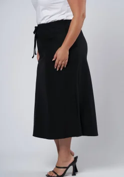 Olsen Linen Midi Skirt