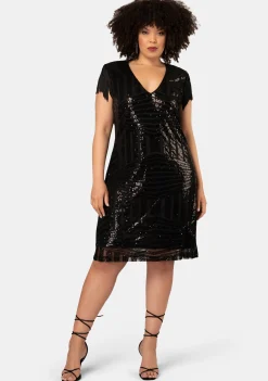 Over The Top Sequin Mini Dress