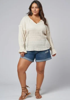 Paros Textured Blouse