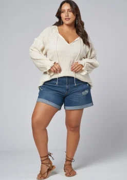 Paros Textured Blouse