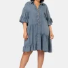 Peyton Chambray Mini Dress