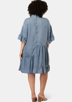 Peyton Chambray Mini Dress