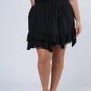 Pretty In Black Mini Skirt