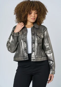 Rema Foil Denim Jacket