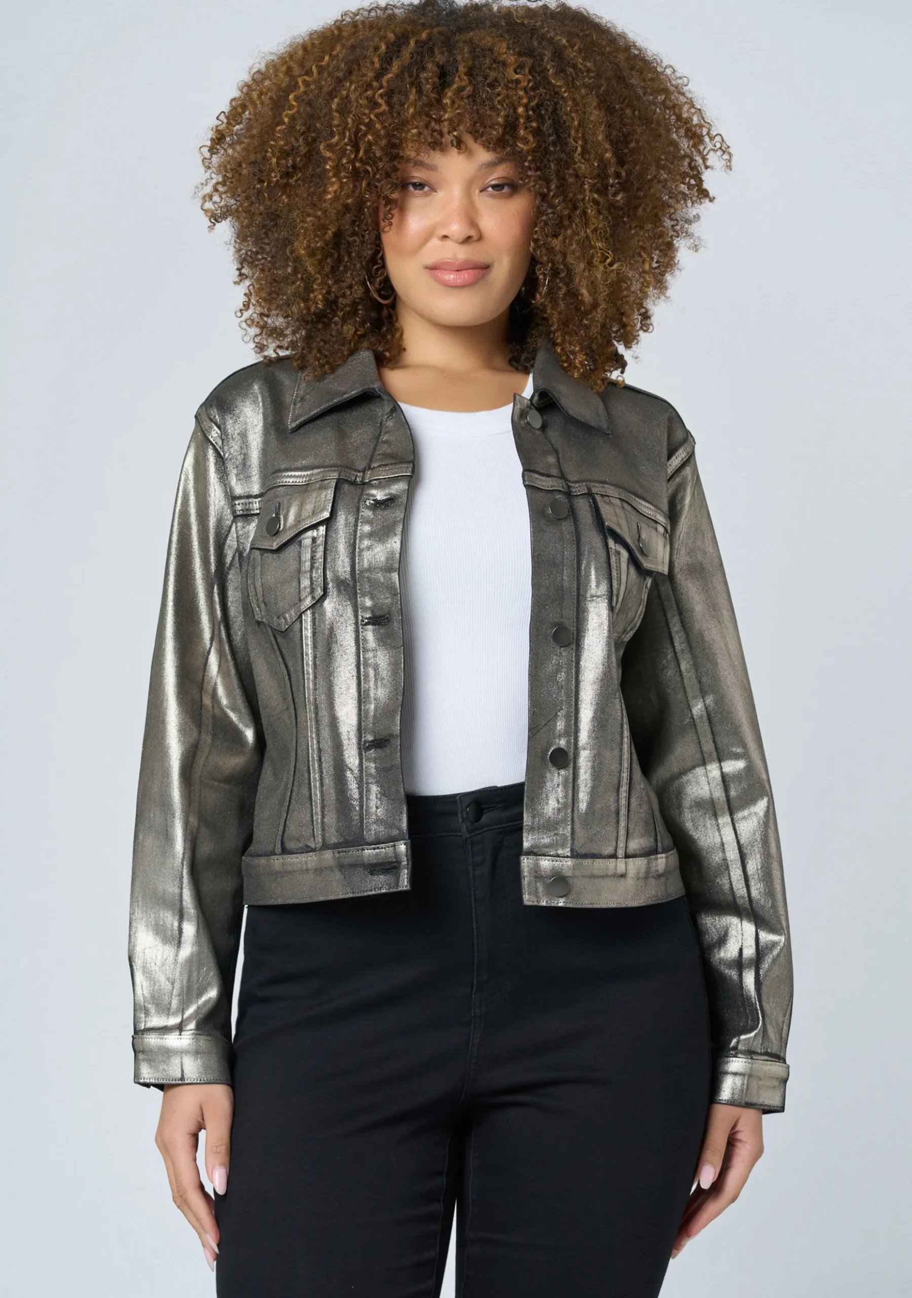 Rema Foil Denim Jacket