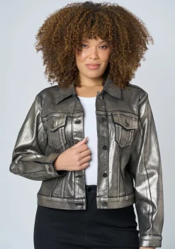 Rema Foil Denim Jacket