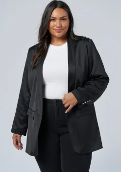 Revelry Satin Blazer