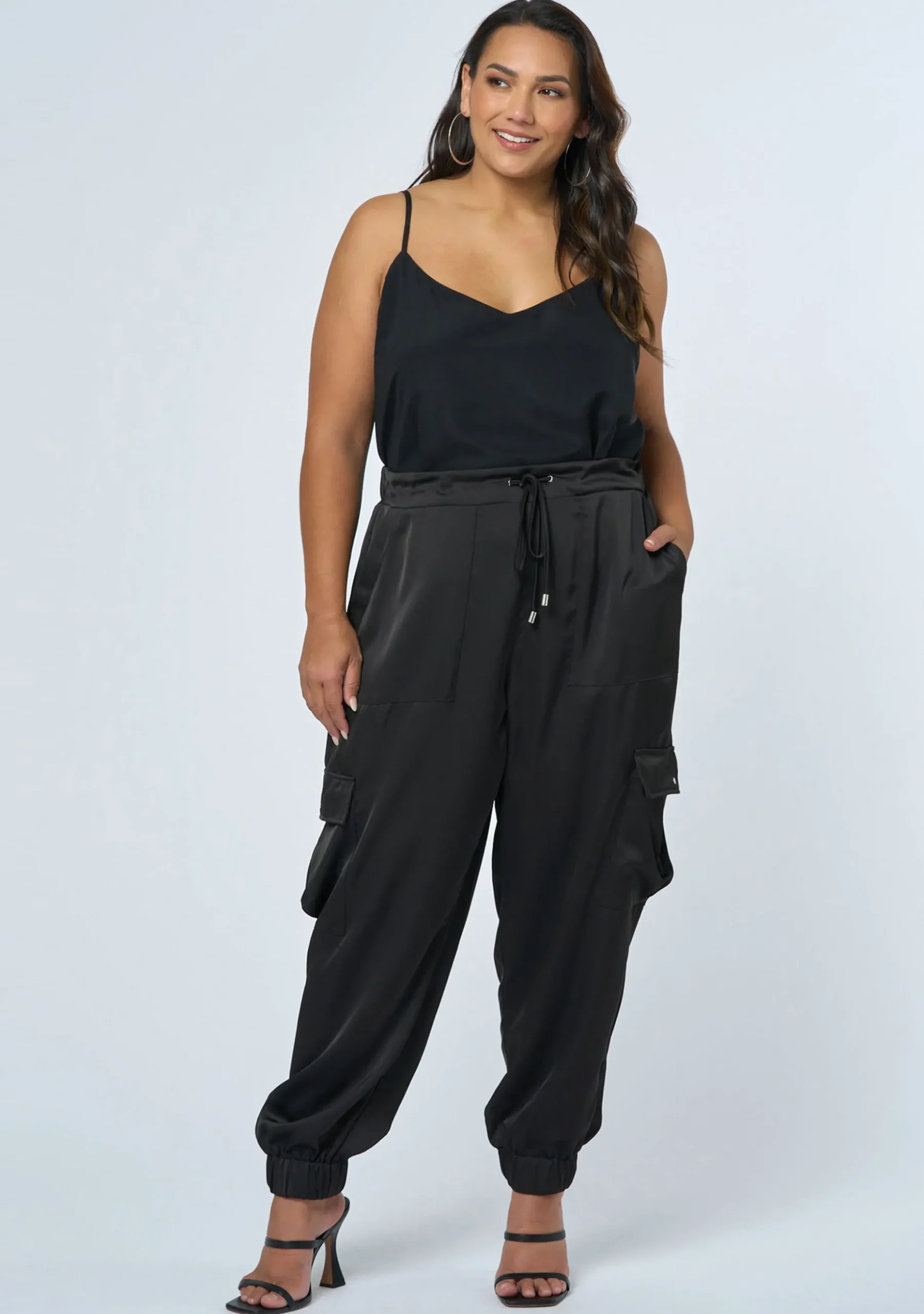 Revolution Satin Cargo Pant