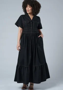 Running Circles Maxi Dress