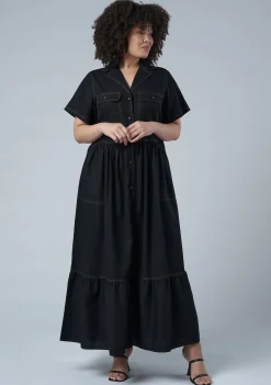 Running Circles Maxi Dress
