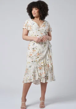 Saint Floral Midi Dress