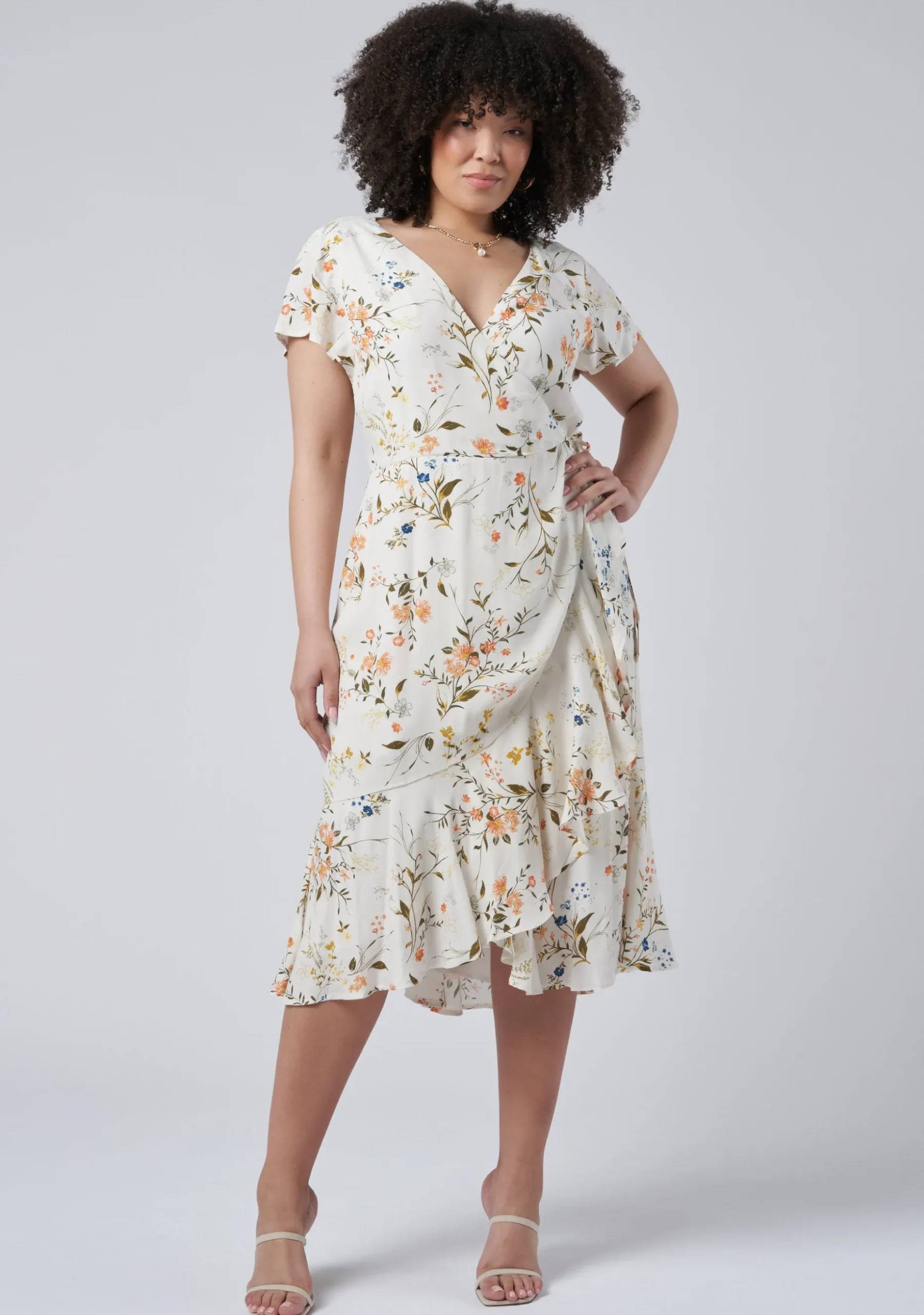 Saint Floral Midi Dress