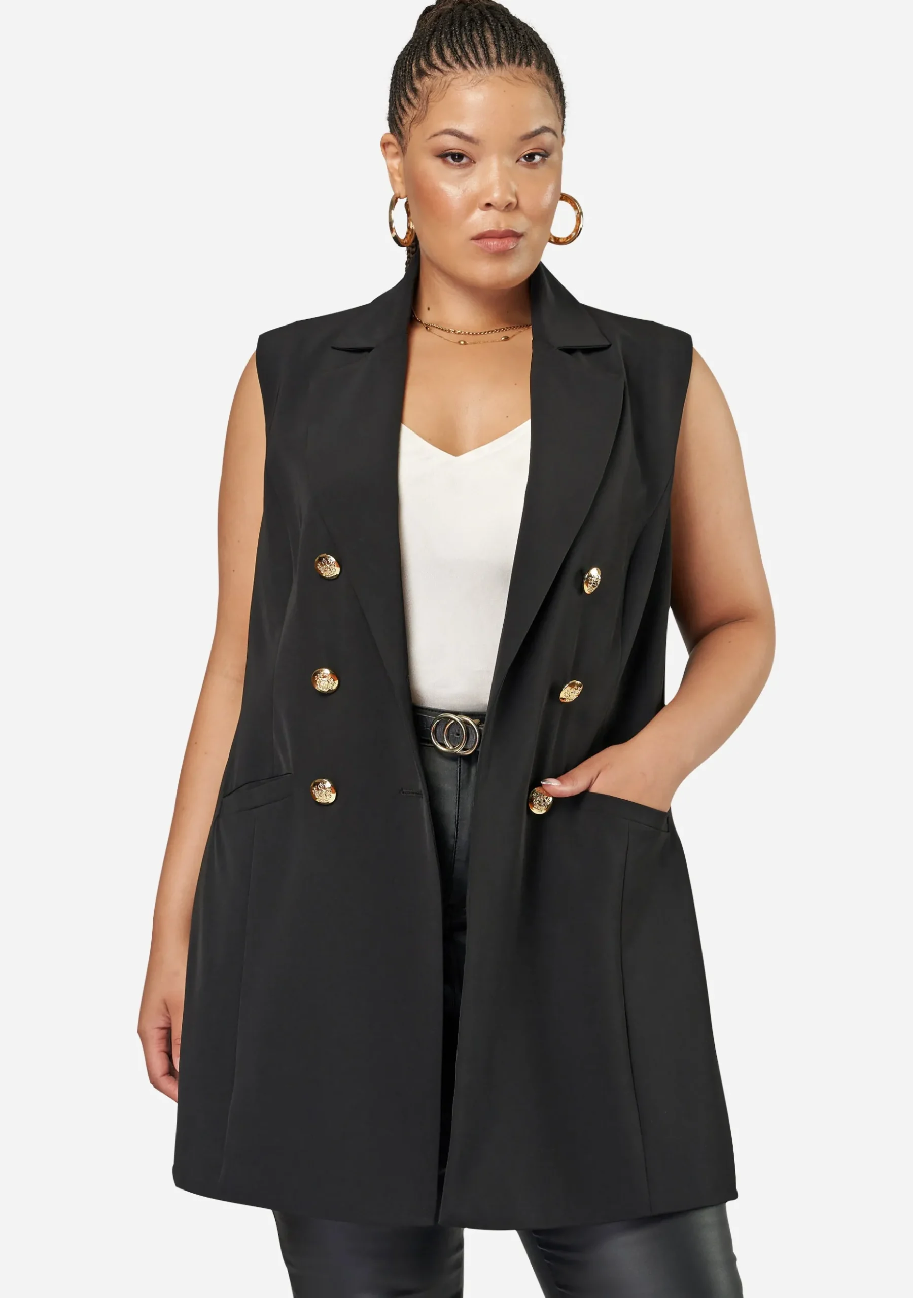 Scottie Sleeveless Blazer