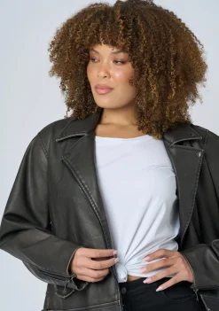 See the Light Vegan Biker Jacket