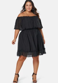 Sensual Off Shoulder Midi Dress