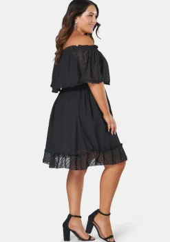 Sensual Off Shoulder Midi Dress