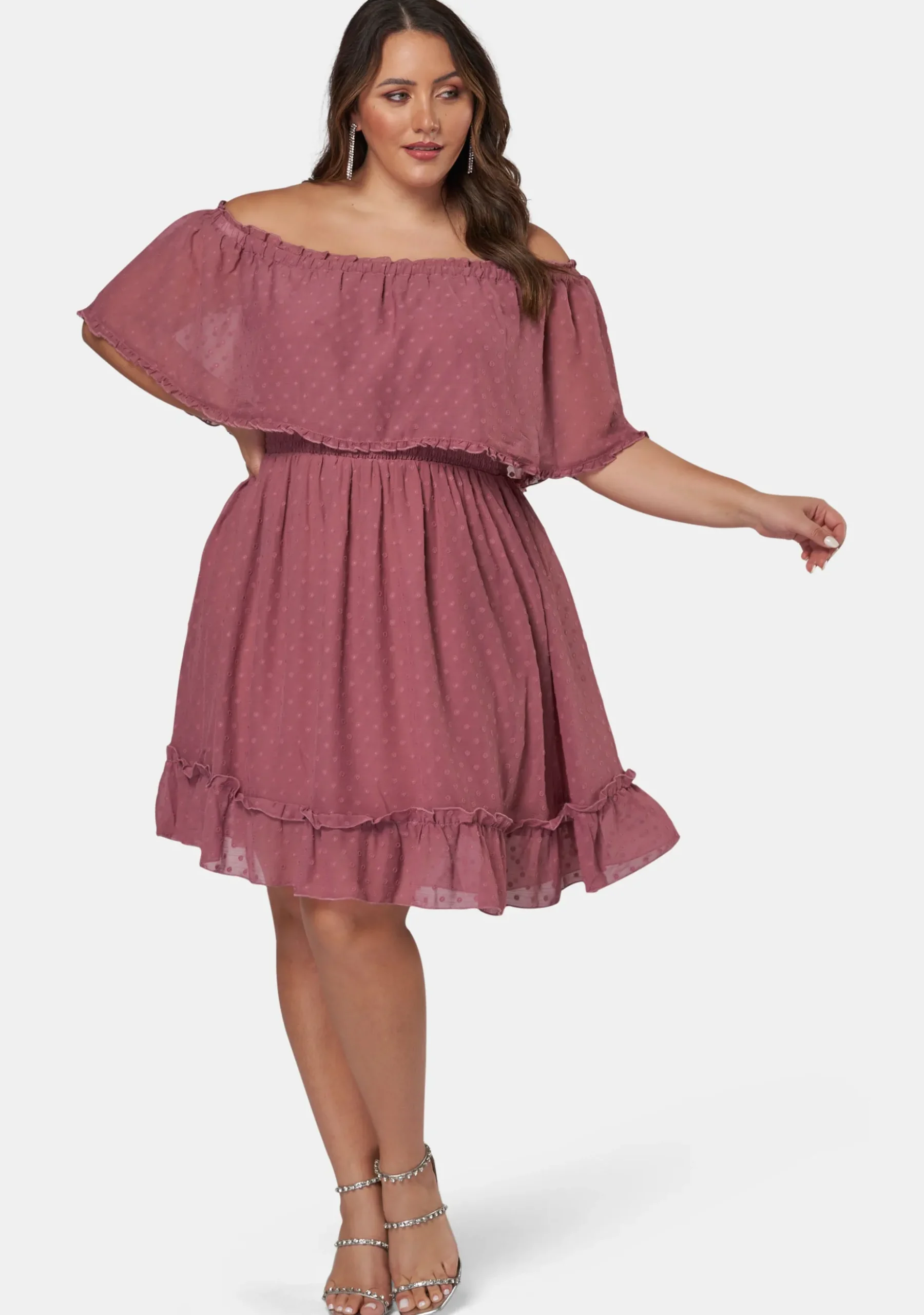 Sensual Off Shoulder Midi Dress